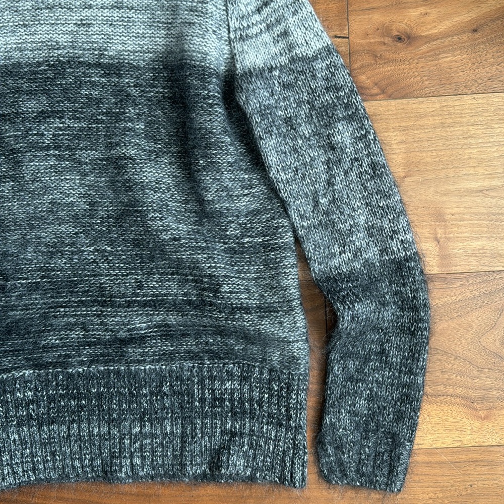 Rag & Bone / Wool + Silk Fuzzy Turtleneck / Xs Bl… - image 2